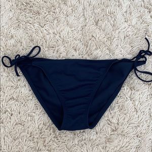 blue bathing suit bottom